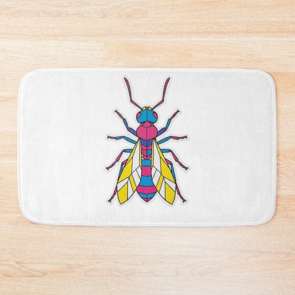 Item preview, Geometric Symmetrical Queen Ant – Winged Insect Sticker for Nature Lovers and Tech Style designed and sold by bsbd-action.