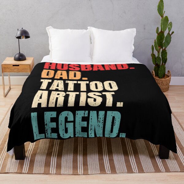 Item preview, Husband Dad Tattoo Artist Legend Bold Quote Design designed and sold by Modaozushi216.