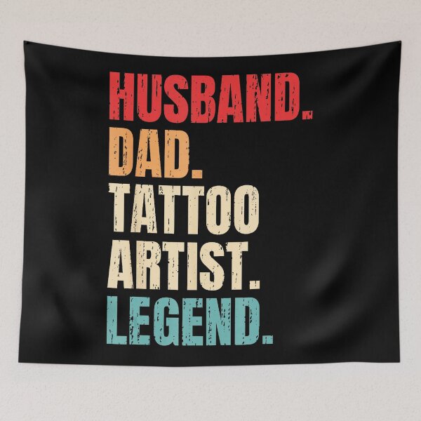 Item preview, Husband Dad Tattoo Artist Legend Bold Quote Design designed and sold by Modaozushi216.