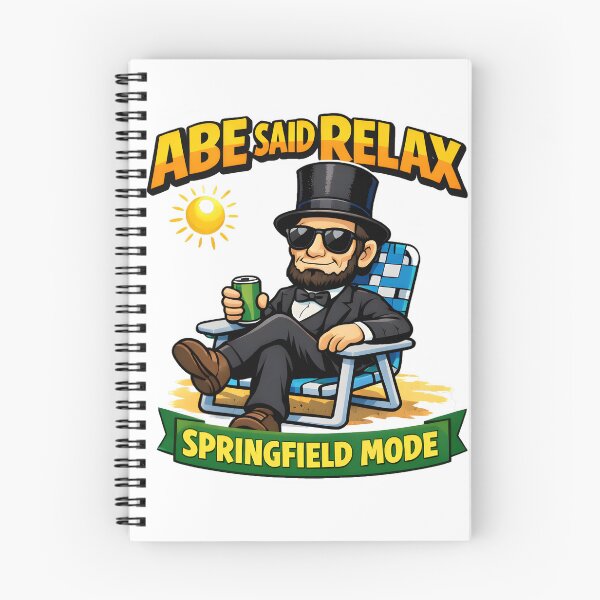 Item preview, Abe Said Relax Springfield Mode Funny Abraham Lincoln Cartoon Art Funny Gifts designed and sold by BadhbhArt.