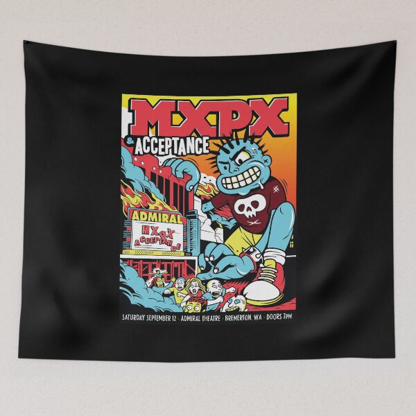Item preview, MxPx - Skate Punk on Fire at Admiral Theatre designed and sold by rockfanatic.