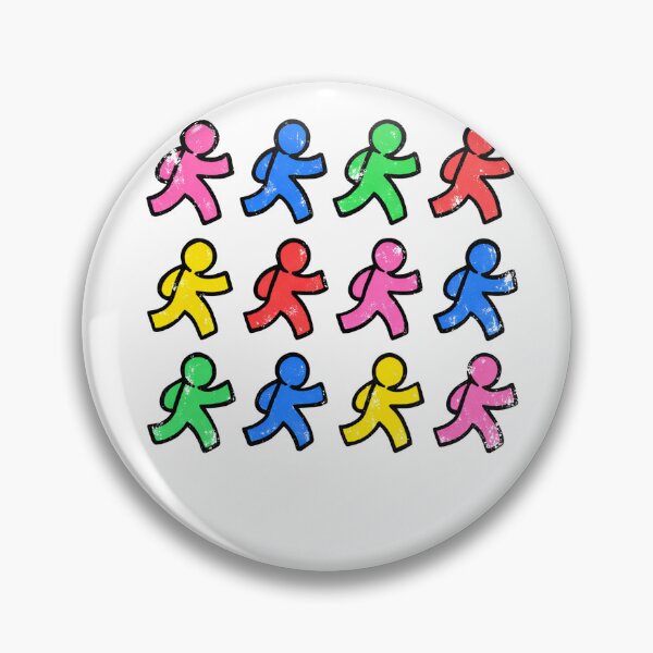 Item preview, Vintage AIM Retro Colorful Messenger Buddy Icon Art designed and sold by margamPagenberg.