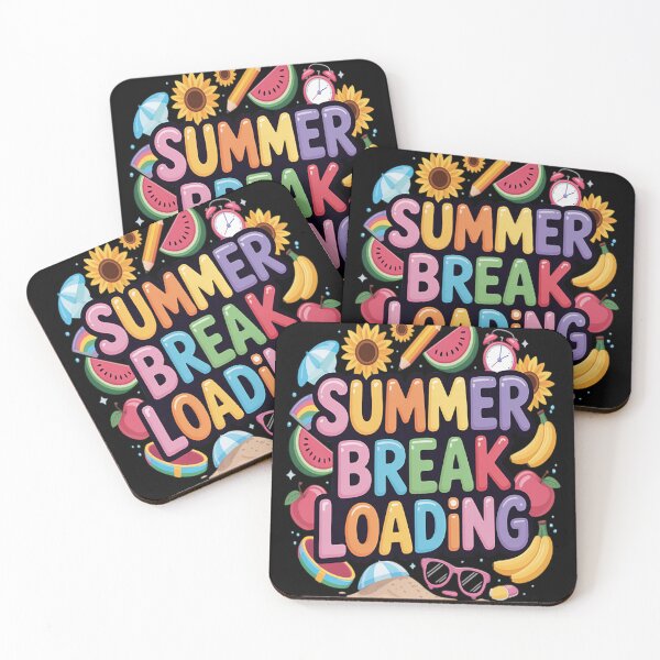 Item preview, Summer Break Loading Teacher Students End Of School Year designed and sold by mandiana.