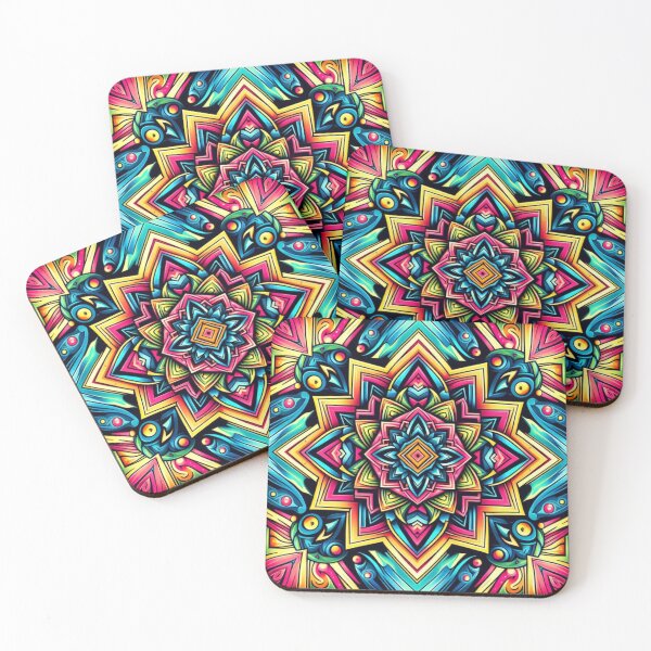 Item preview, Cosmic Mandala – Psychedelic Symmetry Artwork designed and sold by Dogandesighn.