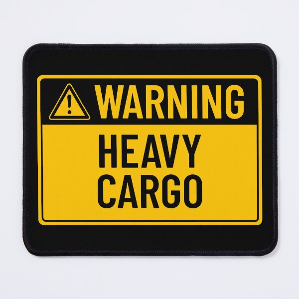Item preview, Warning: Heavy Cargo designed and sold by mr-k-store.