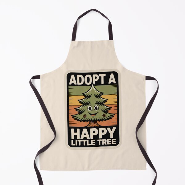 Item preview, Adopt a Happy Little Tree Vintage Mascot Forest Conservation designed and sold by SplashTastic.