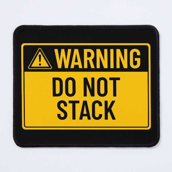Item preview, Warning: Do Not Stack designed and sold by mr-k-store.