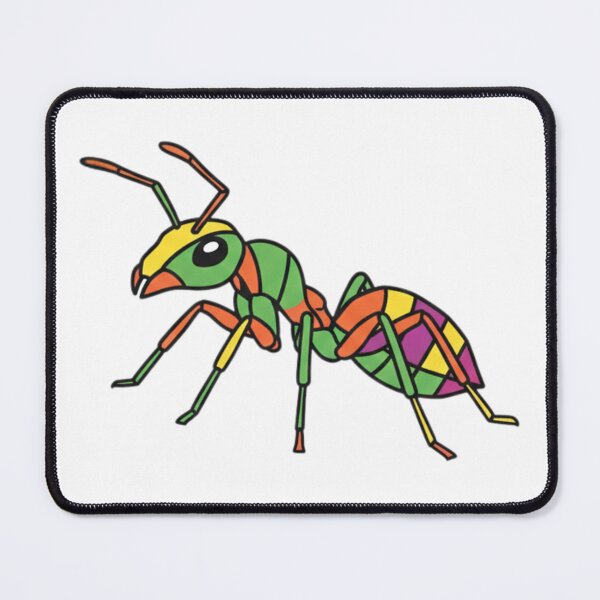 Item preview, Neon Green and Orange Ant – Tropical Insect Design for Lovers of Earthy and Vibrant Colors designed and sold by bsbd-action.
