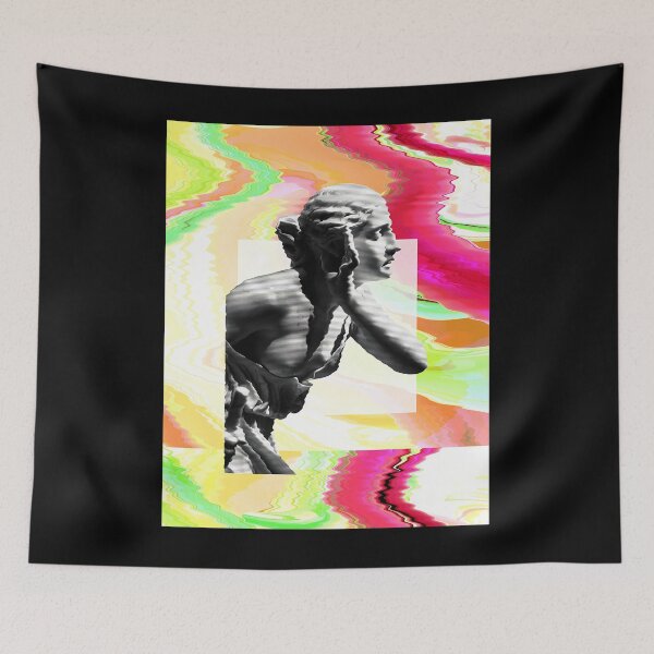 Item preview, Glitched Greek Statue Silence Vaporwave designed and sold by afnqfoapdg63.