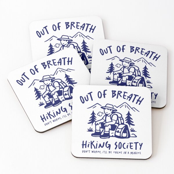 Item preview, Out of breath Hiking society designed and sold by wesdesignshop.