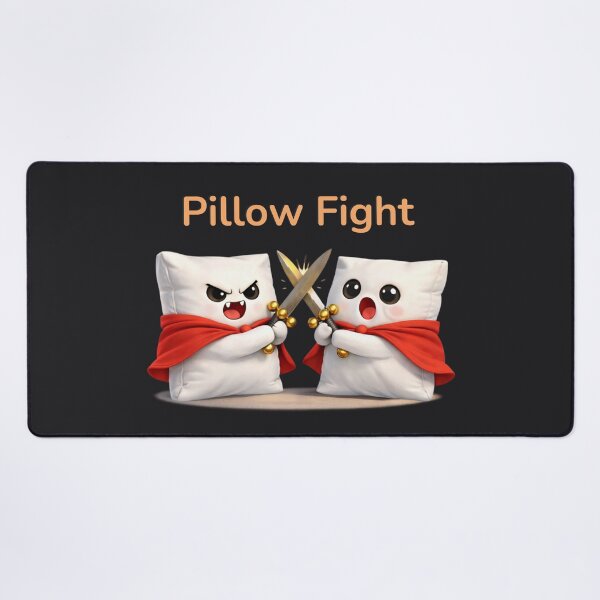 Item preview, The Great Pillow Fight designed and sold by Wobble Studio.