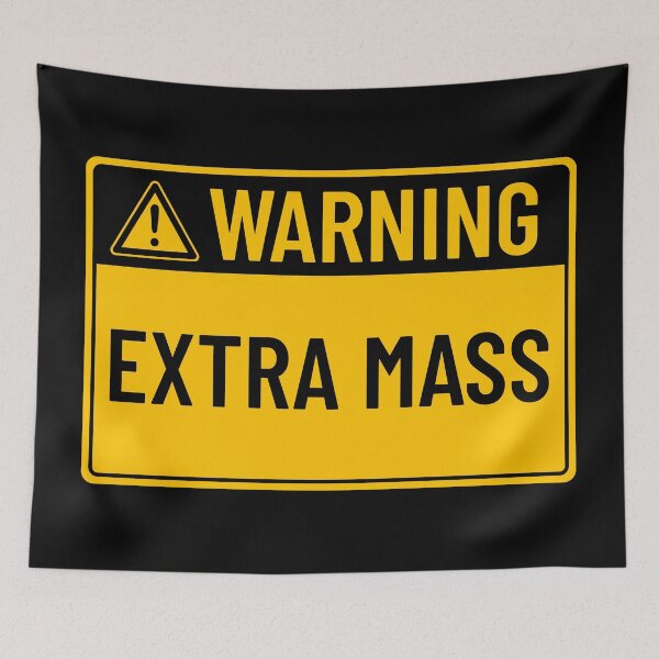Item preview, Warning: Extra Mass designed and sold by mr-k-store.