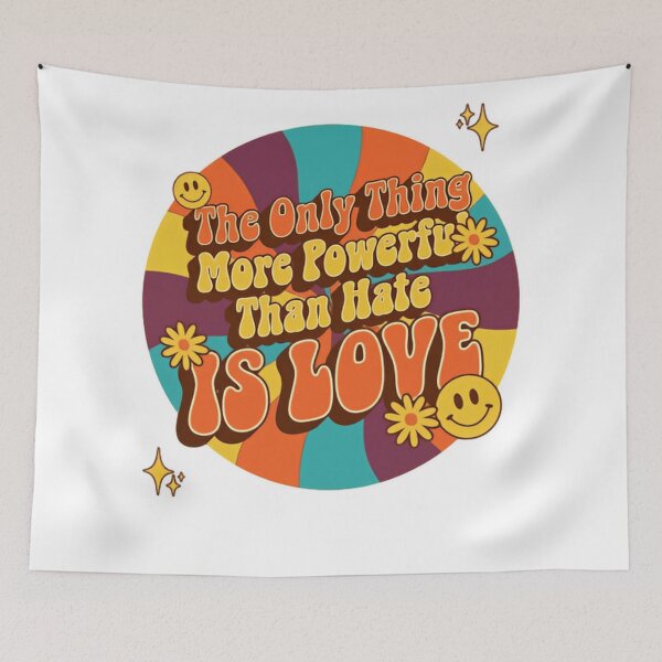 Item preview, The Only Thing More Powerful Than Hate Is Love Motivational designed and sold by SkeletonsDanger.