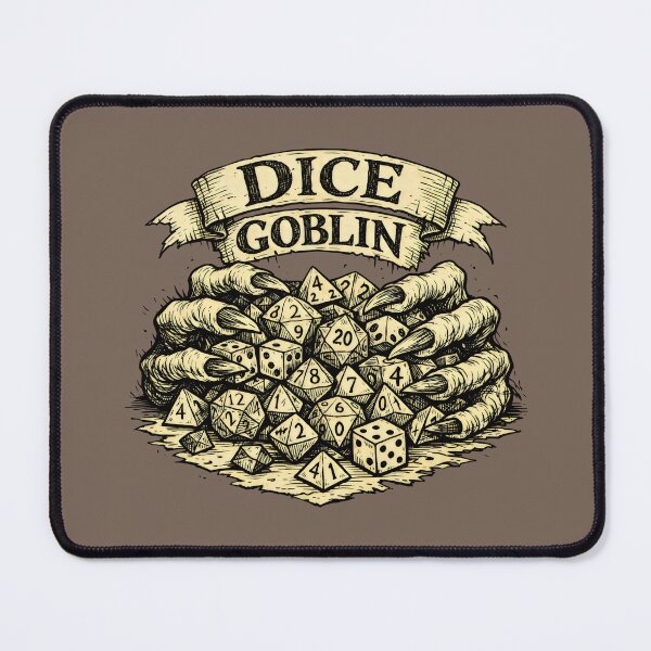 Item preview, Dice Goblin Tabletop RPG Dice Hoard designed and sold by SplashTastic.