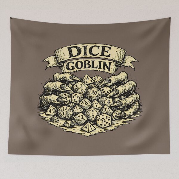 Item preview, Dice Goblin Tabletop RPG Dice Hoard designed and sold by SplashTastic.