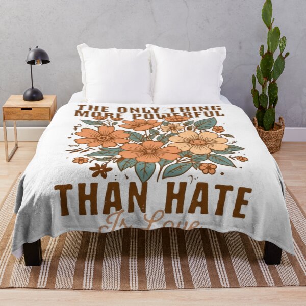 Item preview, The Only Thing More Powerful Than Hate Is Love Human Unity designed and sold by SkeletonsDanger.