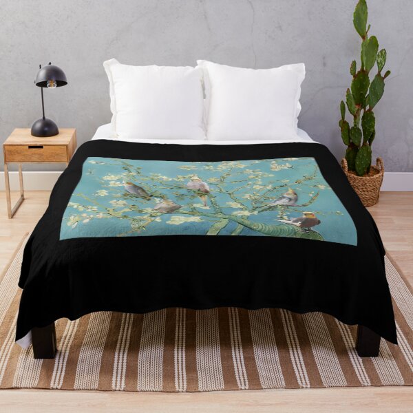 Item preview, Cute Birds On Cherry Blossom Branch Art designed and sold by afnqfoapdg63.