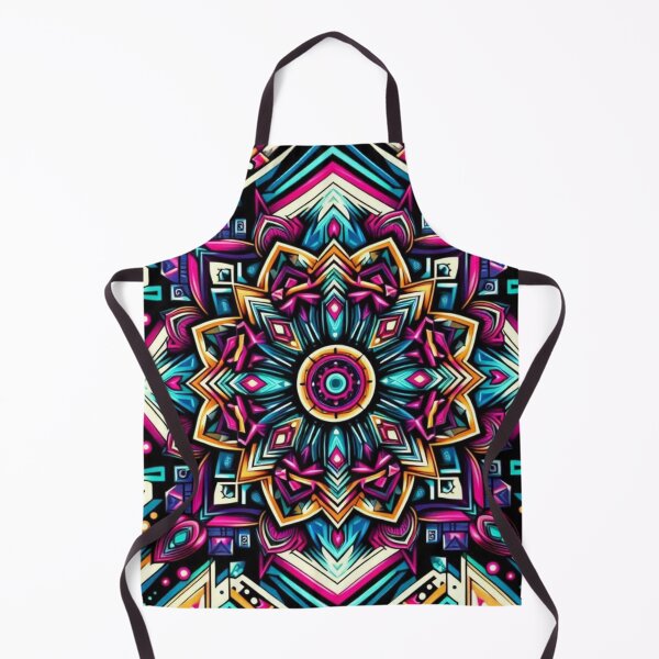 Item preview, Cosmic Mandala – Vibrant Symmetry Emblem Design designed and sold by Dogandesighn.