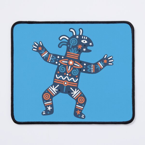 Item preview, Nazca Ritual Figure – Scandinavian Folk Art Fusion by heidiannemorris © designed and sold by FOLK ART FUSION by heidiannemorris.