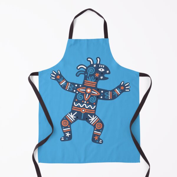 Item preview, Nazca Ritual Figure – Scandinavian Folk Art Fusion by heidiannemorris © designed and sold by FOLK ART FUSION by heidiannemorris.