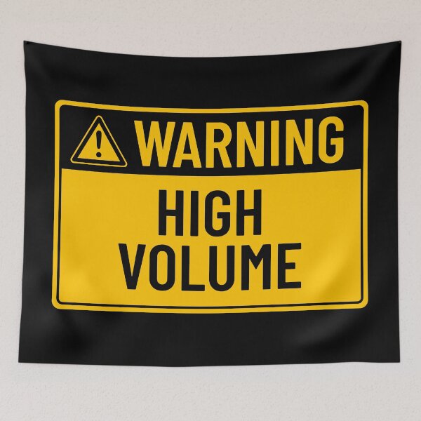 Item preview, Warning: High Volume designed and sold by mr-k-store.