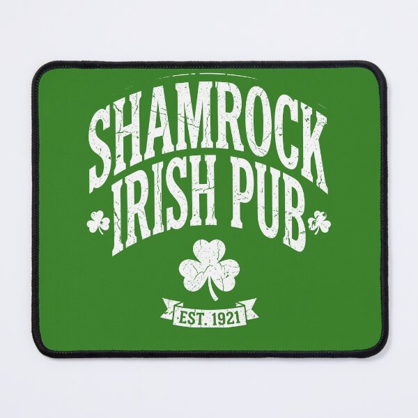 Item preview, Shamrock Irish Pub Vintage Clover Emblem designed and sold by ArcaneArtistry.