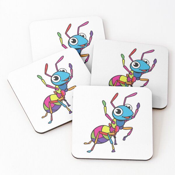 Item preview, Smiling Ant Cartoon – Cheerful Insect Sticker for Kids and Students designed and sold by bsbd-action.