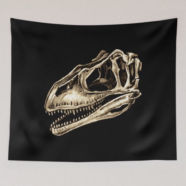 Item preview, Carcharodontosaurus Dinosaur Skull Sketch designed and sold by afnqfoapdg63.