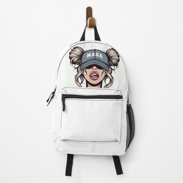 Item preview, Stylized Girl in MAGA Baseball Cap designed and sold by Artifyhub55.