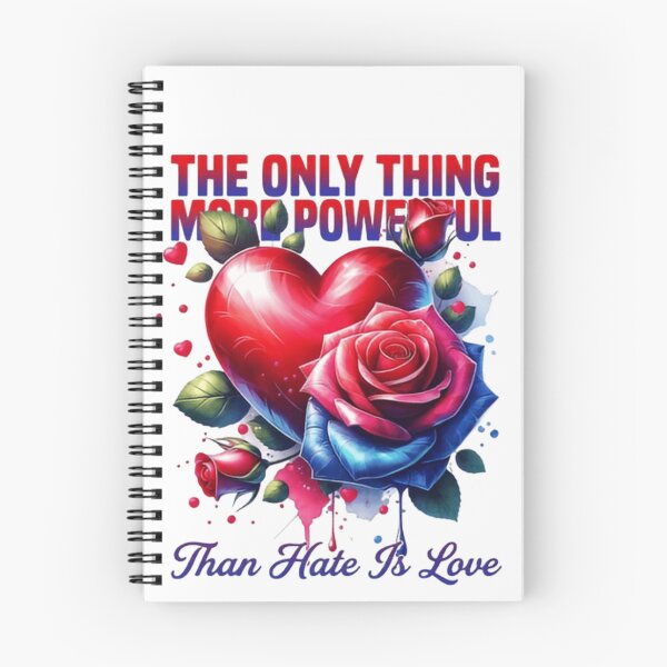 Item preview, The Only Thing More Powerful Than Hate Is Love Peace Message designed and sold by SkeletonsDanger.