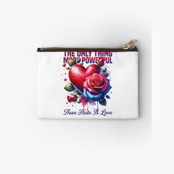 Item preview, The Only Thing More Powerful Than Hate Is Love Peace Message designed and sold by SkeletonsDanger.