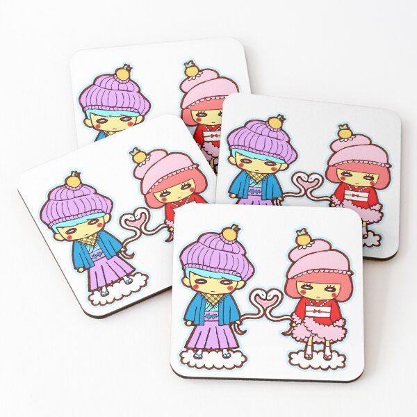 Item preview, Mirror-Mochi Twins: The Sweet New Year Guardians designed and sold by Yamada Cream Studio.