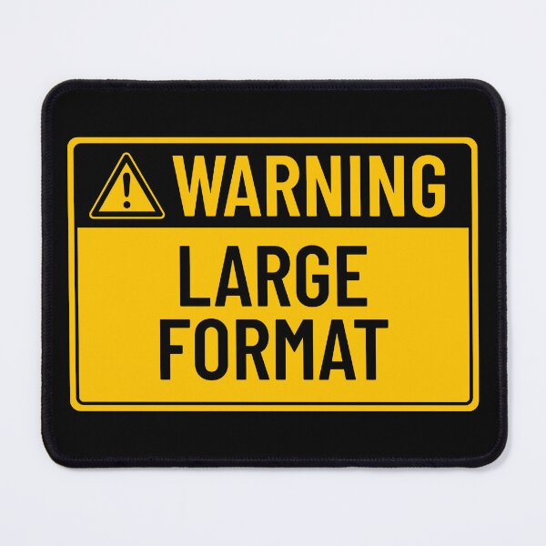 Item preview, Warning: Large Format designed and sold by mr-k-store.