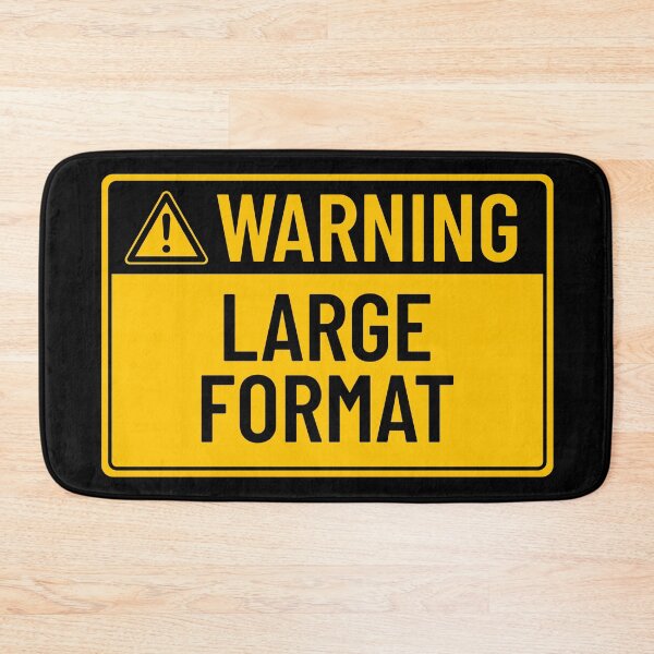 Item preview, Warning: Large Format designed and sold by mr-k-store.