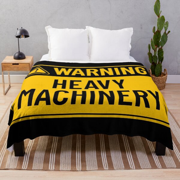 Item preview, Warning: Heavy Machinery designed and sold by mr-k-store.