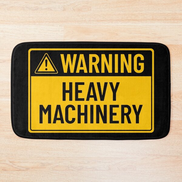 Item preview, Warning: Heavy Machinery designed and sold by mr-k-store.