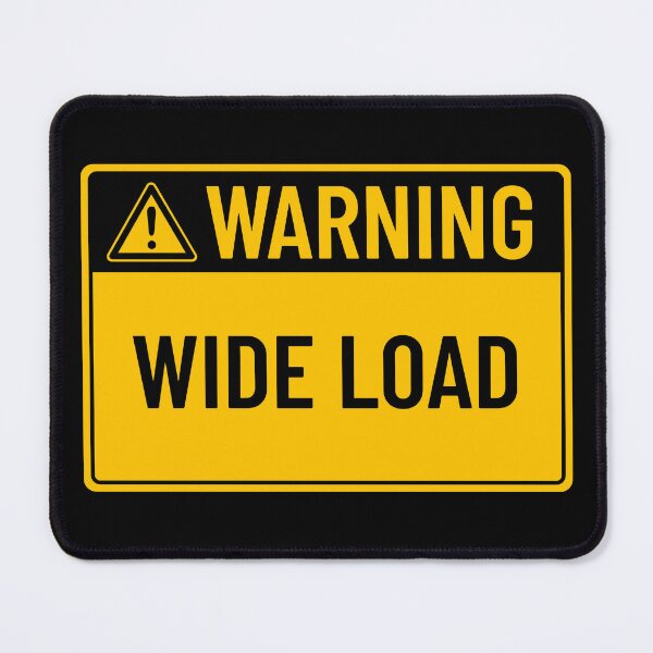 Item preview, Warning: Wide Load designed and sold by mr-k-store.
