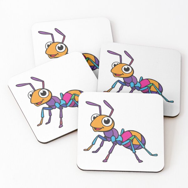 Item preview, Animated Orange Ant – Fun Insect Character Sticker for School Supplies and Gifts designed and sold by bsbd-action.