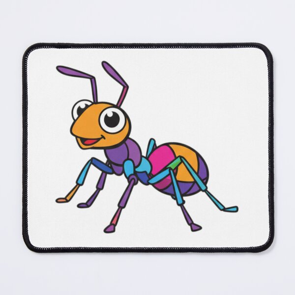 Item preview, Animated Orange Ant – Fun Insect Character Sticker for School Supplies and Gifts designed and sold by bsbd-action.