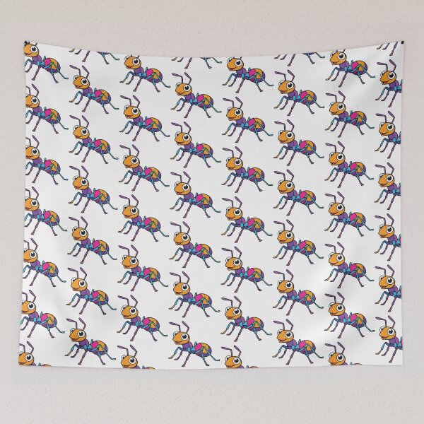 Item preview, Animated Orange Ant – Fun Insect Character Sticker for School Supplies and Gifts designed and sold by bsbd-action.