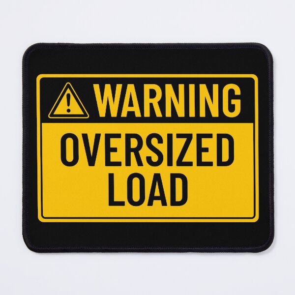 Item preview, Warning: Oversized Load designed and sold by mr-k-store.