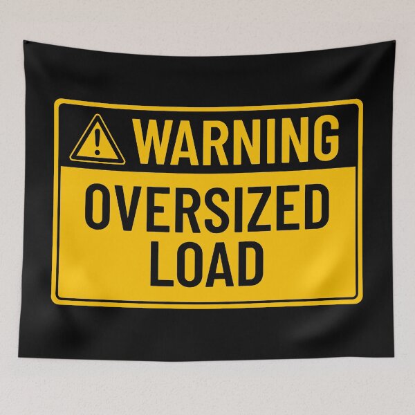 Item preview, Warning: Oversized Load designed and sold by mr-k-store.
