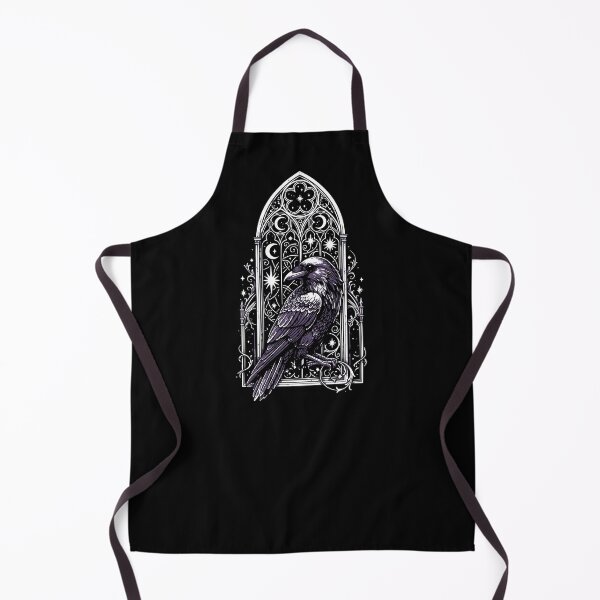 Item preview, Gothic Raven Victorian Window Occult Graphic // Purple designed and sold by 3rd Eye Perceptions.
