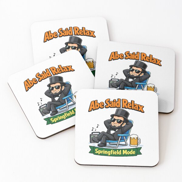 Item preview, I Love Springfield Illinois Abe Said Relax Springfield Mode Funny Abraham Lincoln Cartoon Art Funny Gifts designed and sold by BadhbhArt.