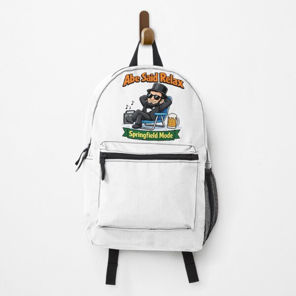 Item preview, I Love Springfield Illinois Abe Said Relax Springfield Mode Funny Abraham Lincoln Cartoon Art Funny Gifts designed and sold by BadhbhLoot.