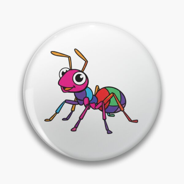 Item preview, Cartoon Pink Ant – Cute Insect Design for Lovers of Pink and Kawaii Style designed and sold by bsbd-action.