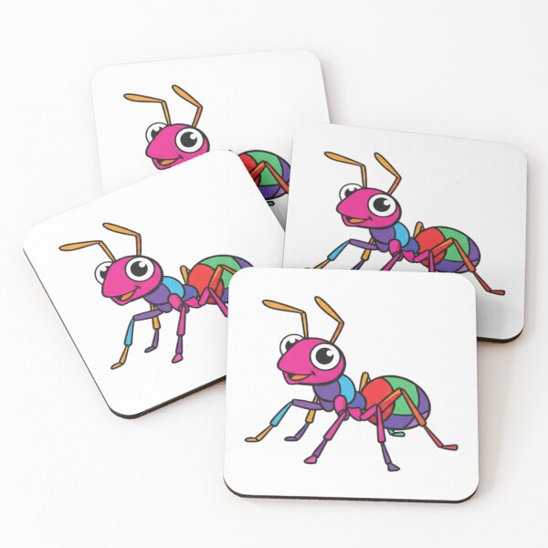 Item preview, Cartoon Pink Ant – Cute Insect Design for Lovers of Pink and Kawaii Style designed and sold by bsbd-action.