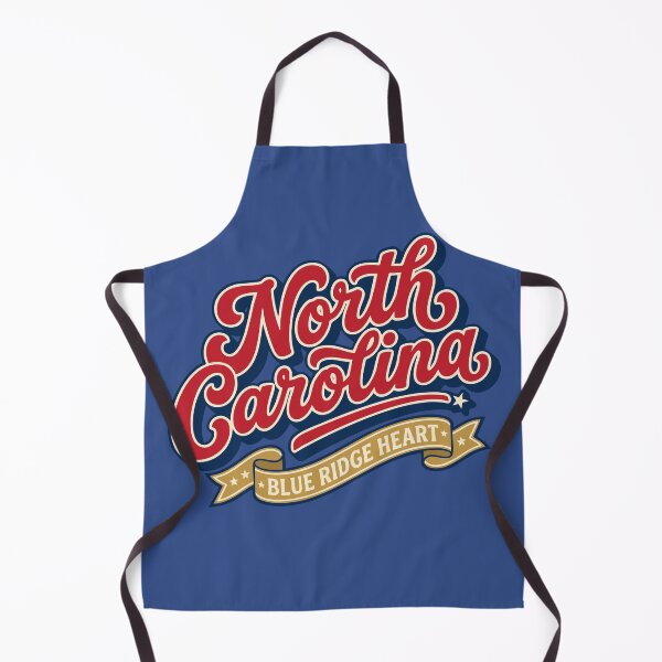 Item preview, Retro North Carolina Blue Ridge Heart Script designed and sold by Cozy-Old-Pub.