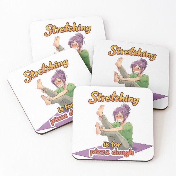 Item preview, Stretching is for Pizza Dough - Funny Yoga Humor Design designed and sold by DailyStruggleCo.