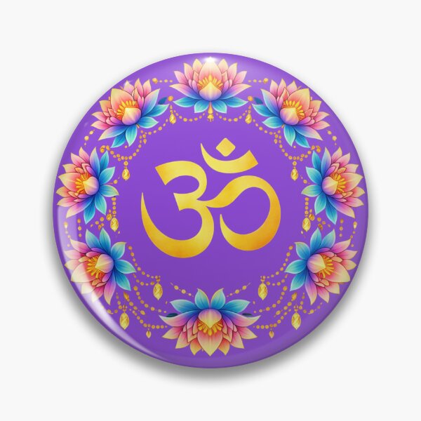 Item preview, Om Symbol Lotus Mandala Meditation Design designed and sold by Gezonde-Voeding.